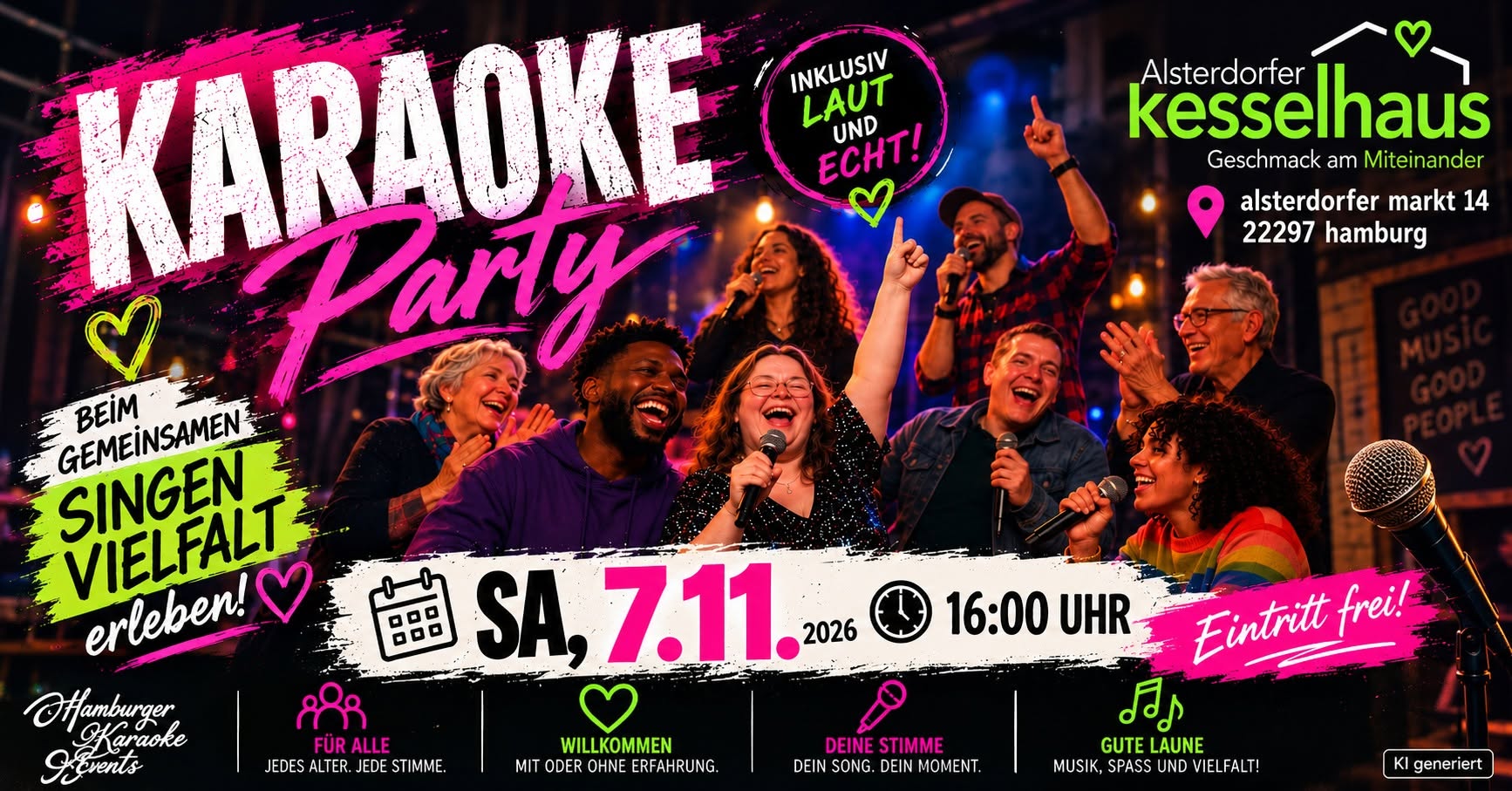 Flyer 7.11. Kesselhaus Alsterdorf